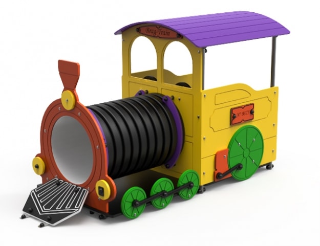 Maquina de tren parque infantil - Locomotora