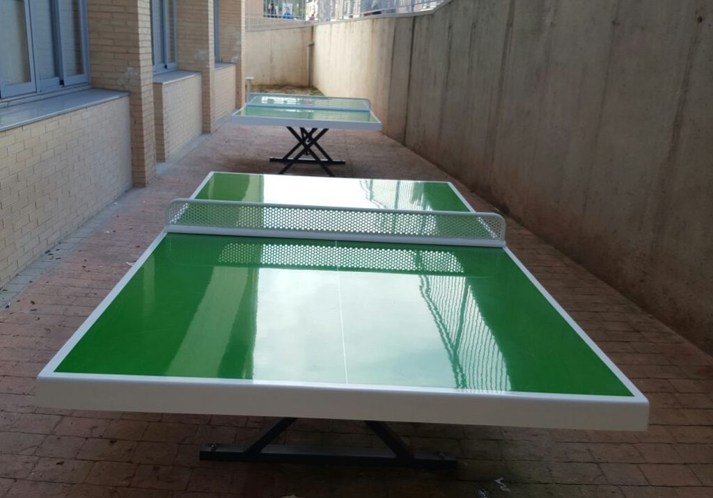 Mesas de Ping Pong exterior antivandálicas