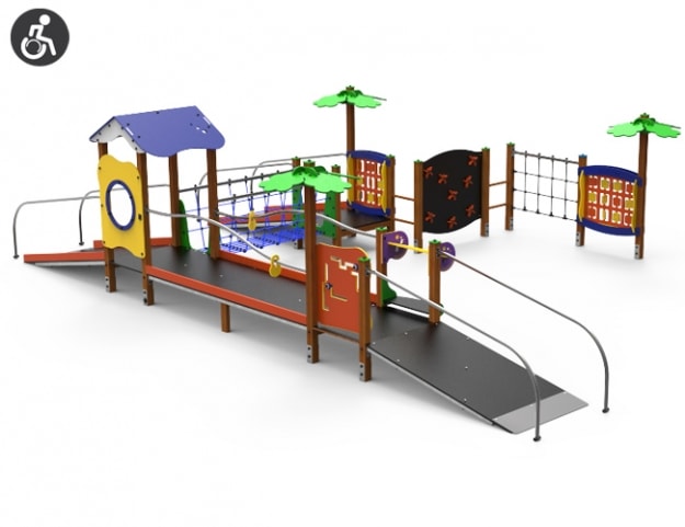 Parques Infantiles adaptados y accesibles Domino V