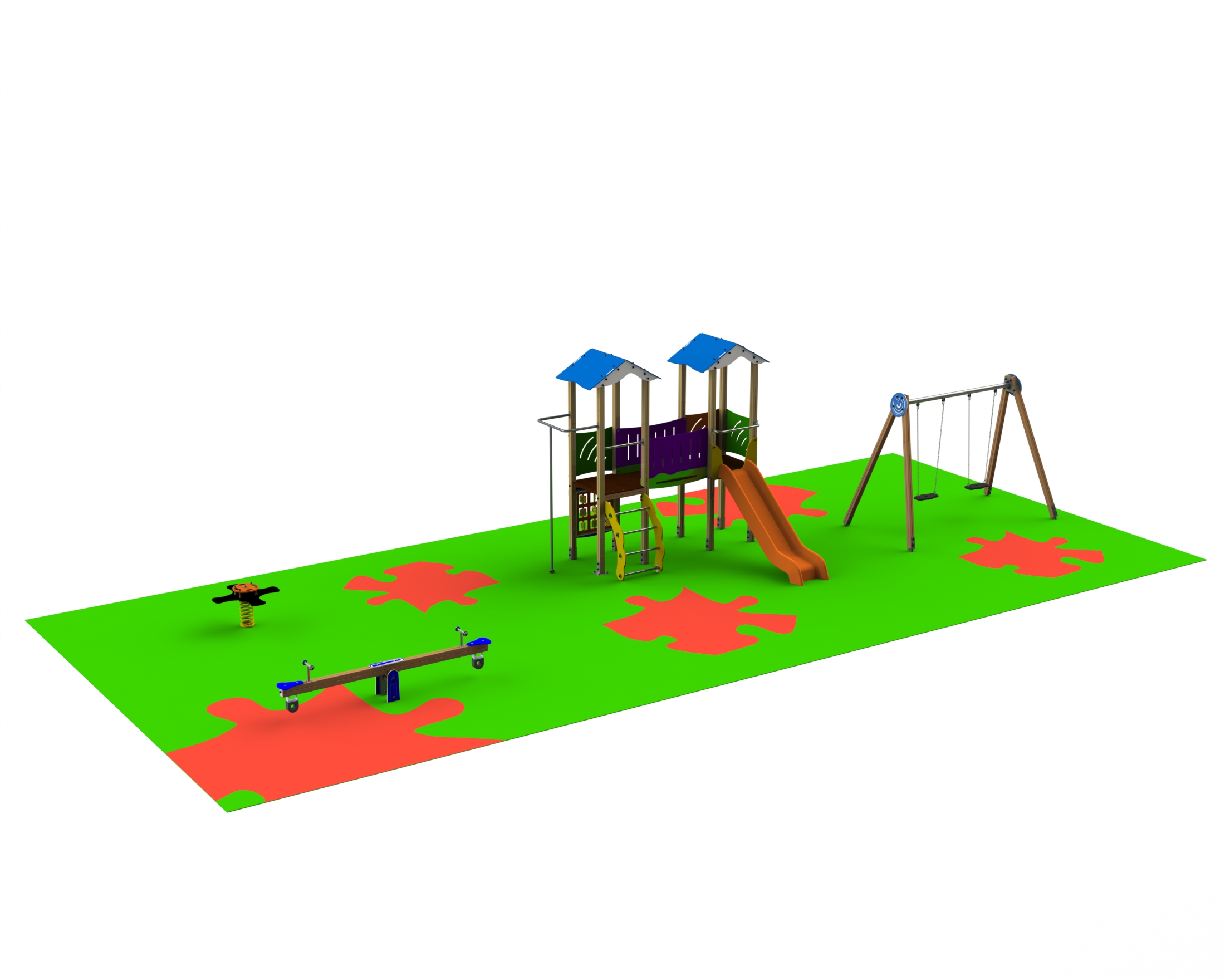 Ofertas para parques infantiles en plazas de ayuntamientos