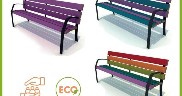 Mobiliario urbano reciclado por la igualdad y contra la violencia de género.
