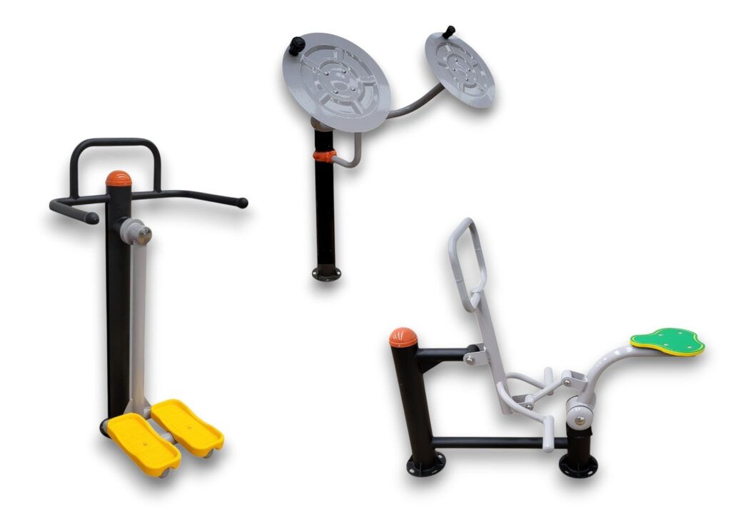 Pack de Ejercicio Biosaludable DU-BNT-P3B (Gimnasio Urbano 3 en 1)