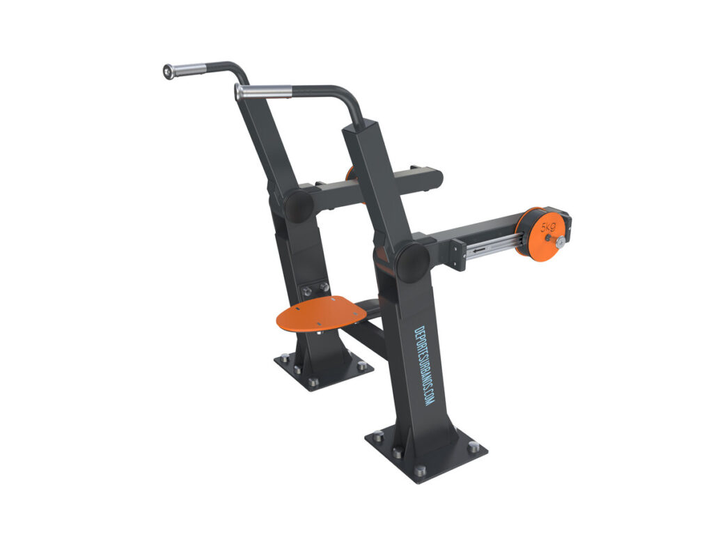 Máquina Crunch Abdominal para gimnasio exterior (Ab Crunch) Ref. DU-HK-3901