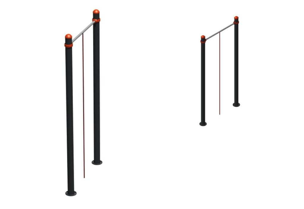 Poste con cuerda para entrenamiento funcional y calistenia en exterior – Ref. DUCP-2015