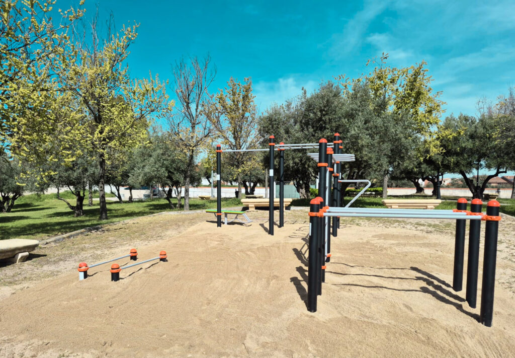 Instalación de Parque de calistenia en Cubas de la Sagra (Madrid)